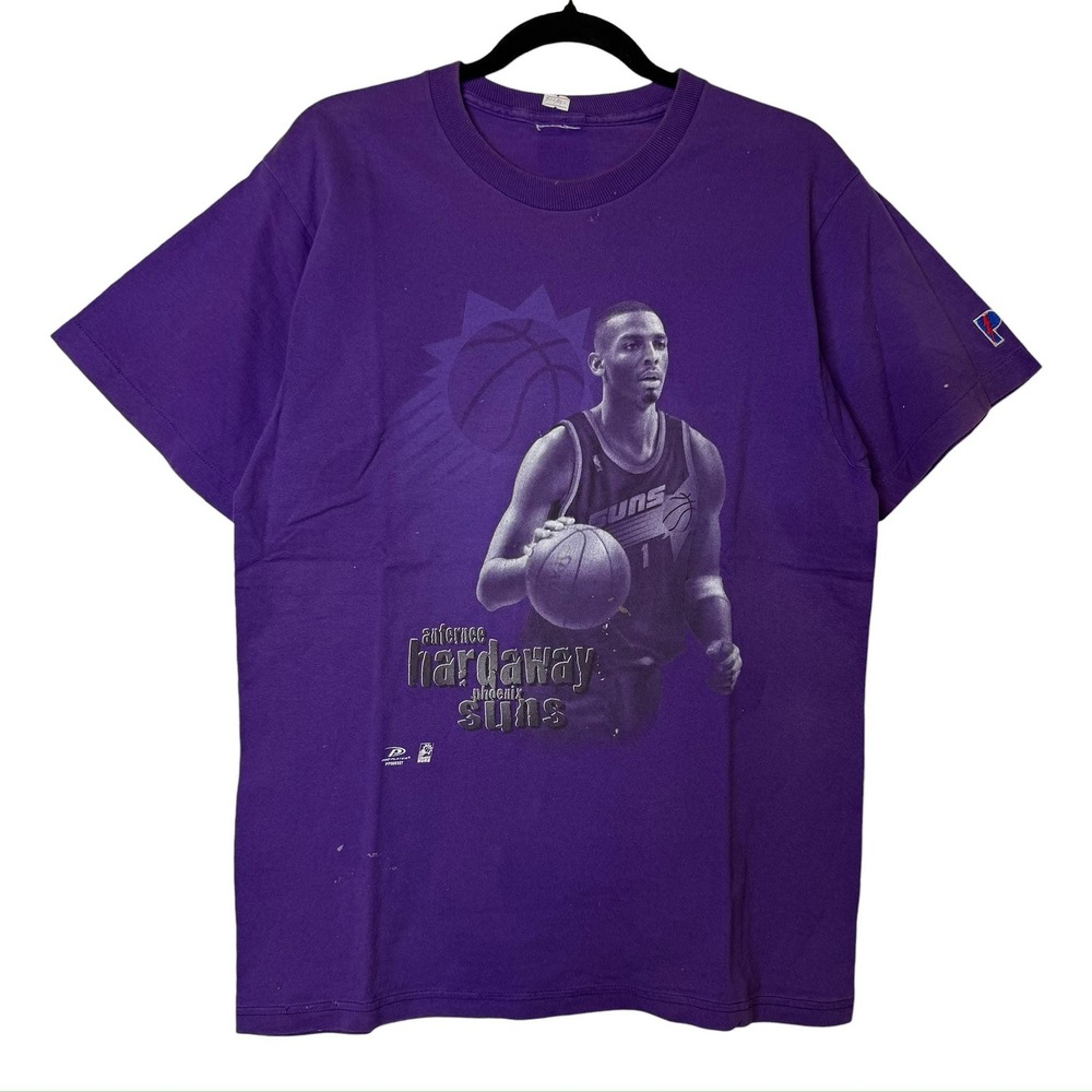 Vintage 90s Pro Player Phoenix Suns Anfernee Hardaway T Shirt Sz L